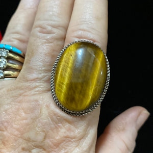 Tiger’s eye ring