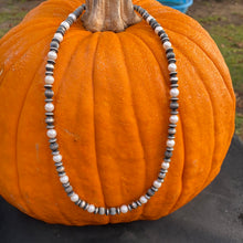 Fresh water pearls and Navajo pearls 24 inches 6mm