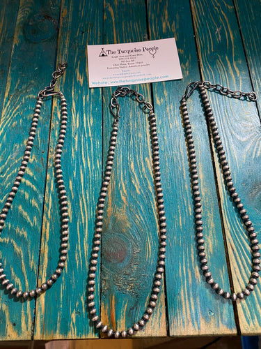 Navajo beads 4mm 14 inch