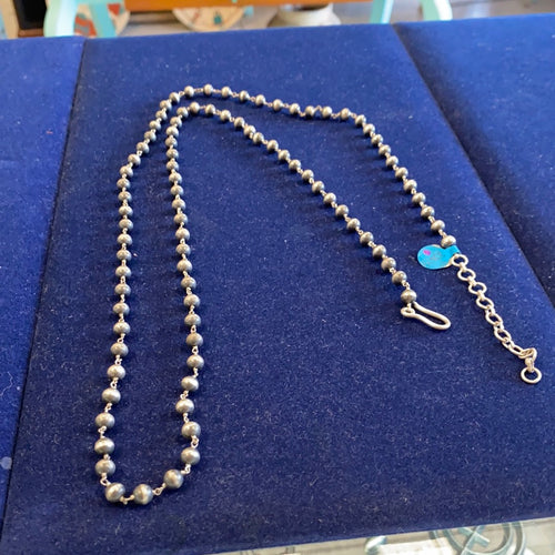 Navajo Pearl Rosary necklace 36 inch 5mm