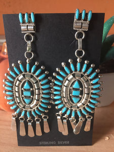 Super Large Zuni dangle earrings