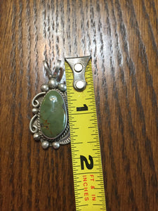 Vintage "green Libby" pendant