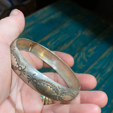 Sterling Silver Tooled bracelet #2