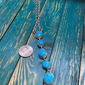 The Turquoise Drop necklace  20 inches