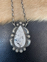 White Buffalo necklace 2.5 inch Pendant     “The Cover Girl”