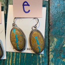 Kingman Ribbon Turquoise earrings