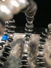 Memory wire bracelets: Sterling and pearls