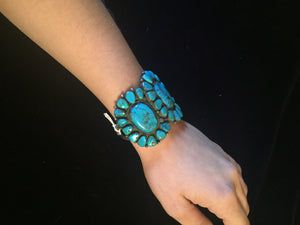 Circa Vintage Flower Cluster Cuff