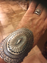 Vintage concho Sterling silver bracelet
