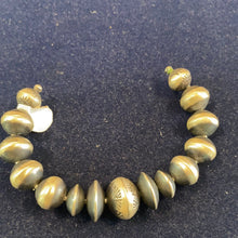 Center Tooled Bead Navajo Pearl  Bracelet