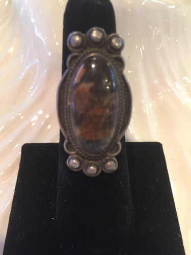 Vintage jasper ring