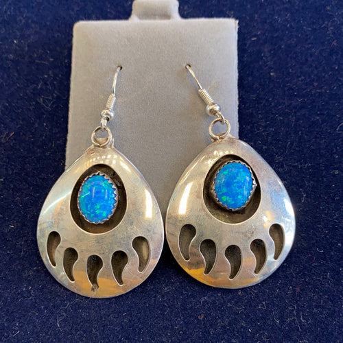 The Opal/ bear claw Earrings