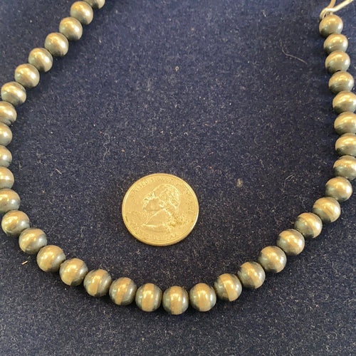 Choker length 14 inch beads
