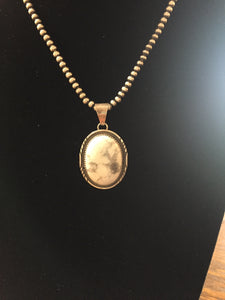 Small Howlite pendant