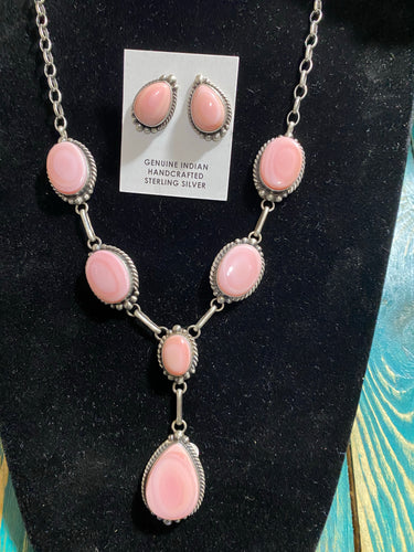 Pretty in pink!   A. Necklace set
