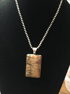 Vintage Petrified Wood pendant