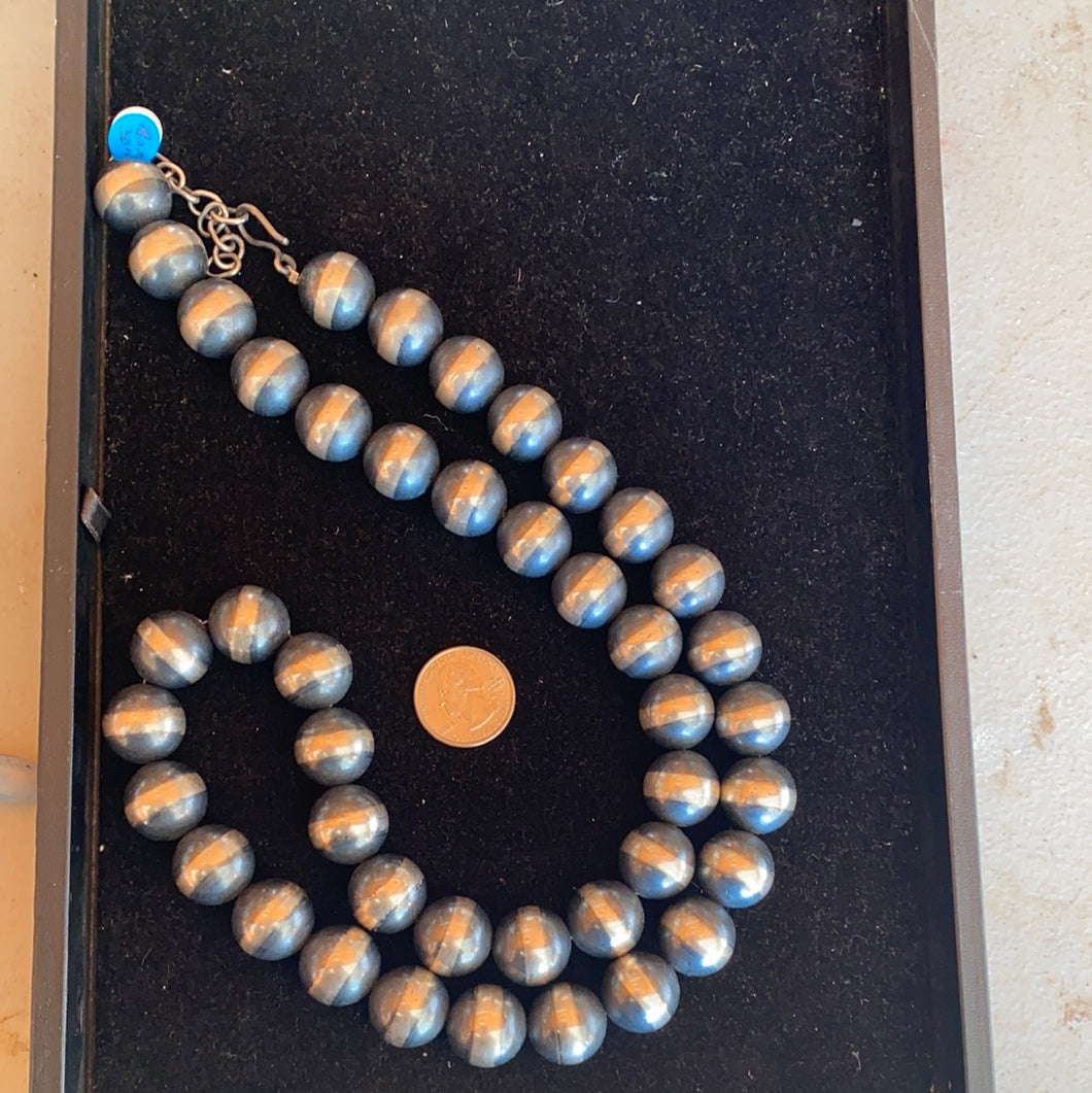 18mm 30 inch Navajo Pearl necklace