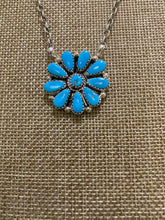 Zuni Single flower necklace