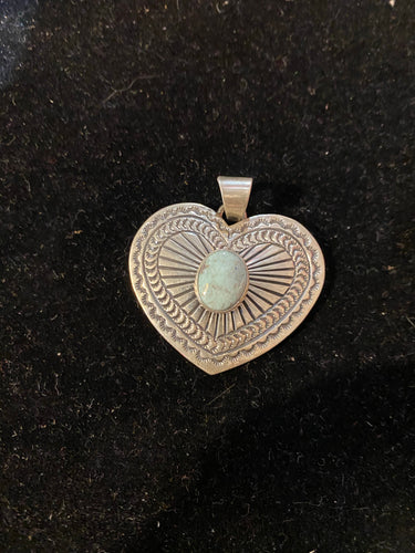“The Heart Dry Creek Turquoise Pendant”