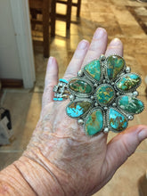 Royston Turquoise Flower Cluster Ring