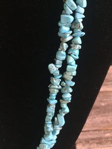 Heishi beads and Turquoise necklace