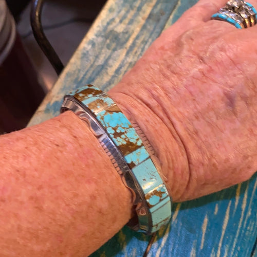 Inlay kingman Turquoise bracelet