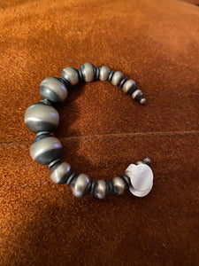 Simple Navajo Pearl Cuff bracelet