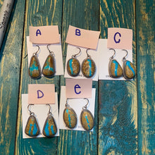 Kingman Ribbon Turquoise earrings