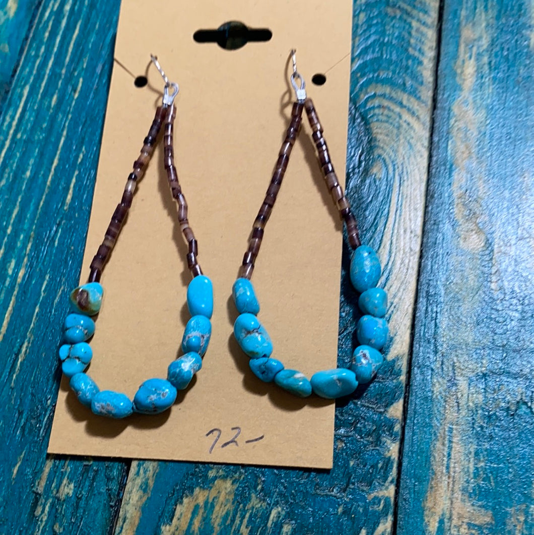 “Turquoise and Heishi bead