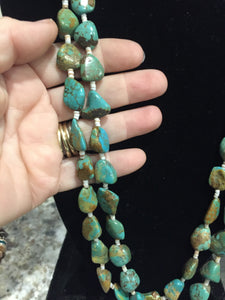 ""The Stream of Turquoise " necklace