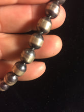 Oval Sterling silver Navajo pearls