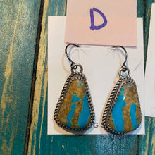 Kingman Ribbon Turquoise earrings