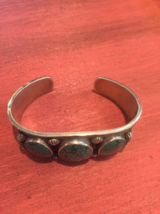 vintage  3 Turquoise stone bracelet