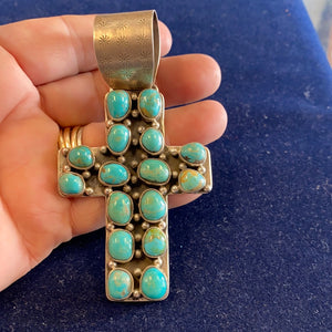 Loaded Turquoise cross
