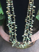 Roe Yazzie green Royston necklace