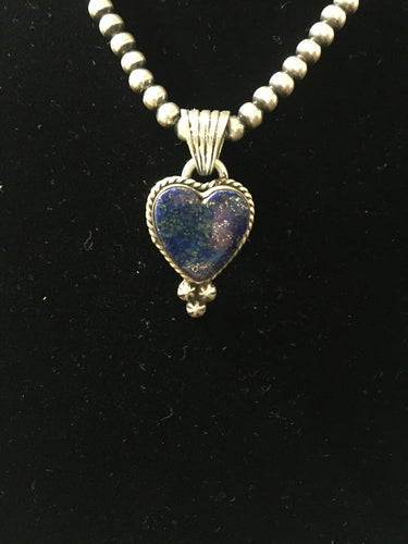 Lapis heart with 3 starts