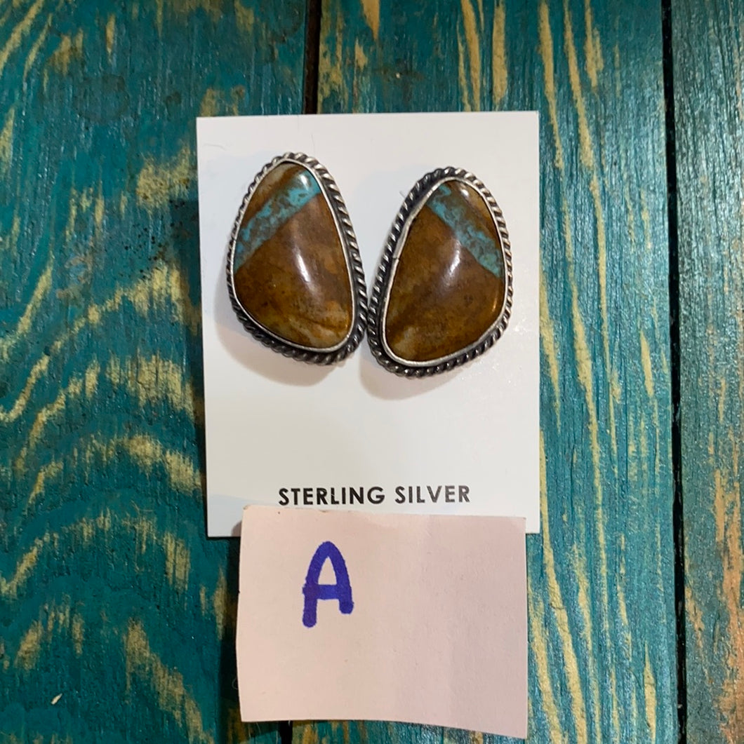 Boulder post  earrings