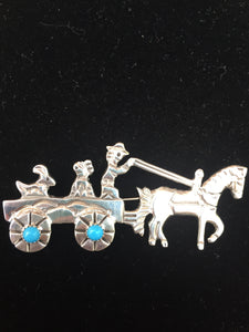 "Wagon style" pin