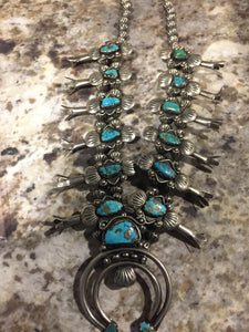 "The Grit" Vintage Navajo Squash necklace