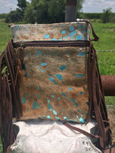 Light turquoise acid washed bag