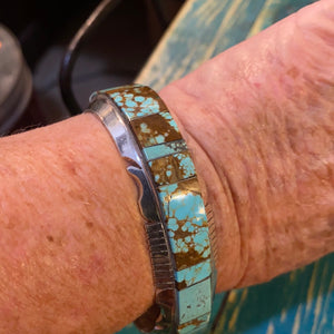 Inlay kingman Turquoise bracelet