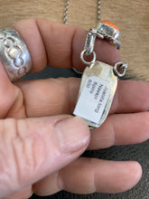 Spiny Oyster Orange 5 stone necklace