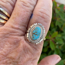 “The Blue Snow” dry Creek Turquoise ring