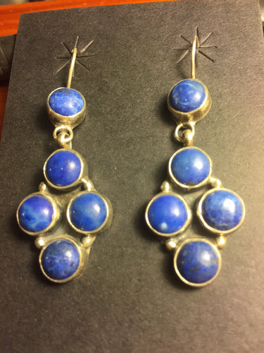 Lapis dangle earrings