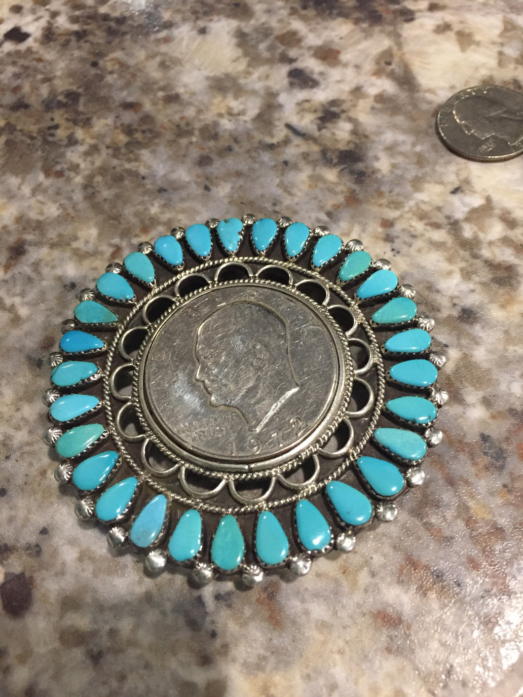 Vintage Sew on pendant