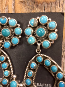 Turquoise Chandelier Earrings