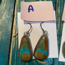 Kingman Ribbon Turquoise earrings