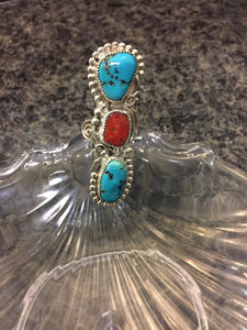 "The Duo" red and blue