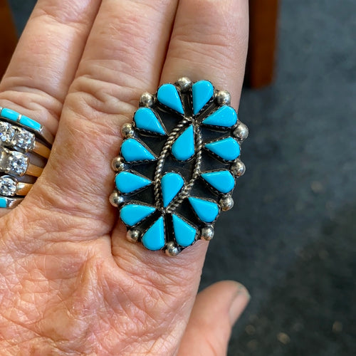 The zuni Turquoise patch