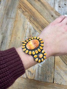 Spiny Oyster Flower Cluster Cuff